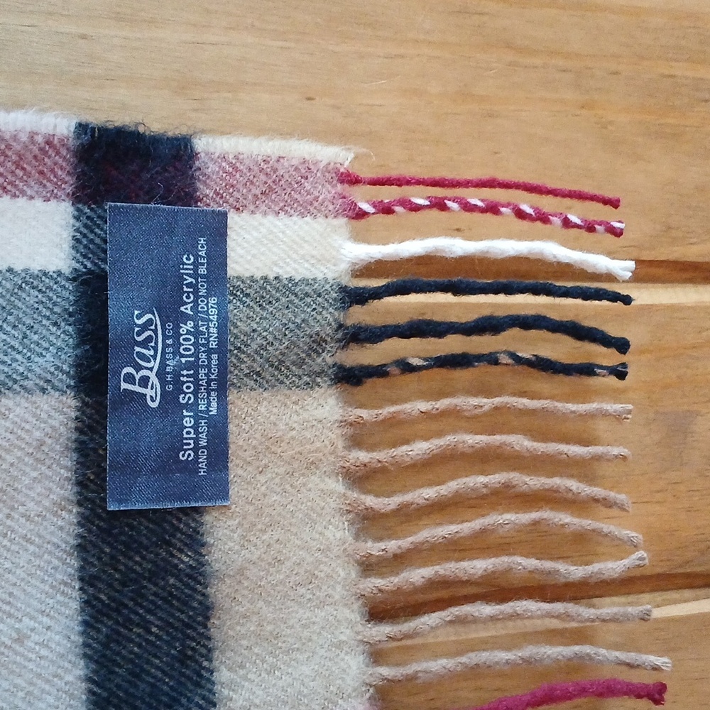 Bass Fringed Scarf - Picture 3 of 4